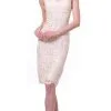 Cinderella Divine - Sleeveless Embellished V-neck Sheath Dress