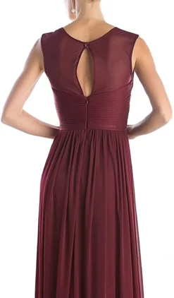 Cinderella Divine - Sleeveless Twisted Front Bodice Chiffon Long Formal Dress -Hot Sale WEDDING Store cinderella divine sleeveless twisted front bodice chiffon long formal dress bridesmaid dresses 28286344495187