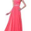 Cinderella Divine - Twisted Ruched Jeweled Sweetheart A-line Dress