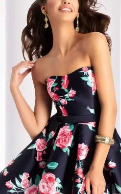 Clarisse - 3028 Floral Printed A-line Dress 6 Clarisse - 3028 Floral Printed A-line Dress -Hot Sale WEDDING Store clarisse 3028 floral printed a line dress special occasion dress 28886663495763