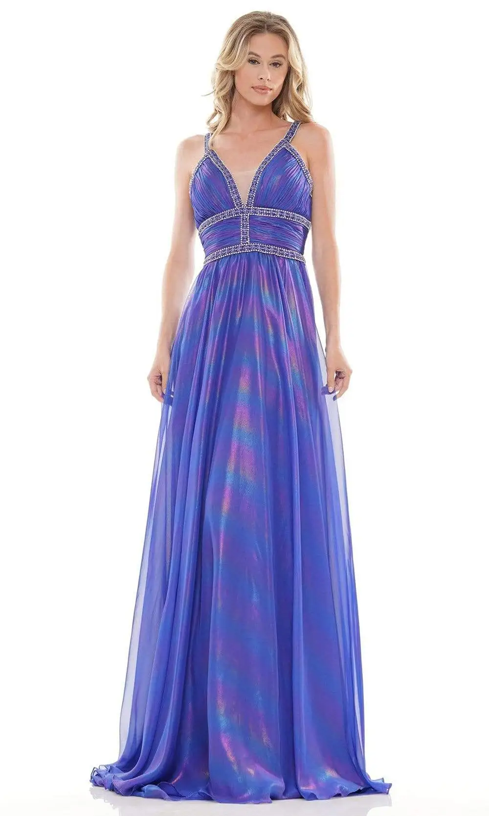 Colors Dress - 2700 Bead-Trimmed A-Line Gown 4 Colors Dress - 2700 Bead-Trimmed A-Line Gown - Image 4