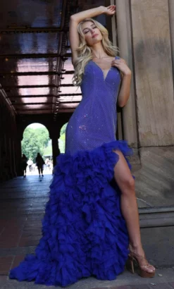 Colors Dress 2860 - Sleeveless V-Neck Prom Dress -Hot Sale WEDDING Store colors dress 2860 sleeveless v neck prom dress special occasion dress 2 royal 31977334472787