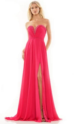 Colors Dress 2893 - Strapless A-line Prom Dress -Hot Sale WEDDING Store colors dress 2893 strapless a line prom dress special occasion dress 00 watermelon 31977347743827
