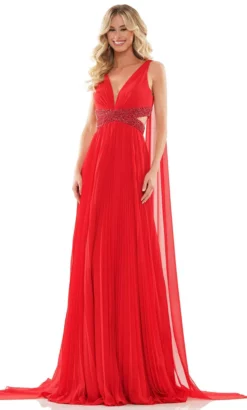 Colors Dress 2895 - Sleeveless V-Neck Prom Dress