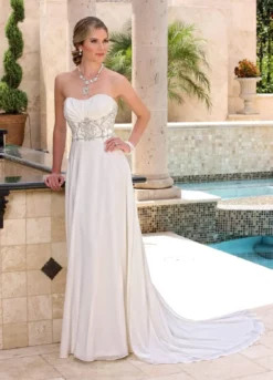 Da Vinci Bridal - 50365 Semi-sweetheart Beaded Long Dress -Hot Sale WEDDING Store da vinci bridal 50365 semi sweetheart beaded long dress wedding dresses 2 white 15446016294995