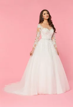 Da Vinci Bridal - 50470 Illusion Neckline Lace Tulle Ballgown Gown 5 Da Vinci Bridal - 50470 Illusion Neckline Lace Tulle Ballgown Gown -Hot Sale WEDDING Store da vinci bridal 50470 illusion neckline lace tulle ballgown gown bridal dresses 15445942272083