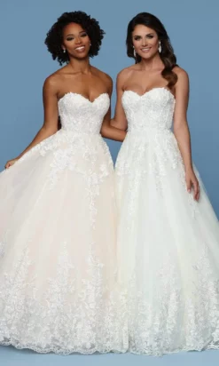 Da Vinci Bridal - 50560 Embroidered Sweetheart Tulle A-line Gown 5 Da Vinci Bridal - 50560 Embroidered Sweetheart Tulle A-line Gown -Hot Sale WEDDING Store da vinci bridal 50560 embroidered sweetheart tulle a line gown bridal dresses 15449236668499