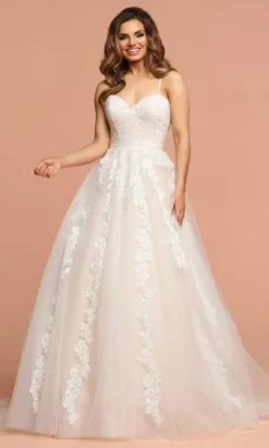 Da Vinci Bridal - 50583 Beaded Lace Sweetheart Tulle Ballgown
