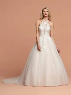 Da Vinci Bridal - 50598 Lace Halter Neck Tulle Bridal Ballgown -Hot Sale WEDDING Store da vinci bridal 50598 lace halter neck tulle bridal ballgown bridal dresses 27952827727955 scaled