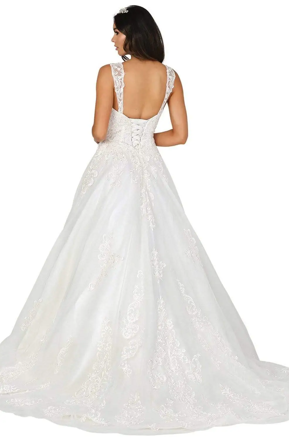 Dancing Queen - 117 Embroidered Sweetheart A-Line Wedding Dress 3 Dancing Queen - 117 Embroidered Sweetheart A-Line Wedding Dress - Image 3