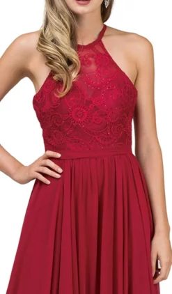 Dancing Queen - 2009 Sheer Halter Pleated A Line Evening Dress 11 Dancing Queen - 2009 Sheer Halter Pleated A Line Evening Dress -Hot Sale WEDDING Store dancing queen 2009 sheer halter pleated a line evening dress prom dresses 5682373754937