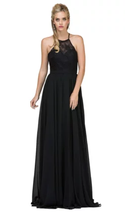 Dancing Queen - 2009 Sheer Halter Pleated A Line Evening Dress 13 Dancing Queen - 2009 Sheer Halter Pleated A Line Evening Dress -Hot Sale WEDDING Store dancing queen 2009 sheer halter pleated a line evening dress prom dresses xs black 5682373787705
