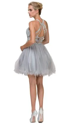 Dancing Queen - 2156 Halter Floral Appliques Tulle Cocktail Dress 11 Dancing Queen - 2156 Halter Floral Appliques Tulle Cocktail Dress -Hot Sale WEDDING Store dancing queen 2156 halter floral appliques tulle cocktail dress special occasion dress 5682376966201