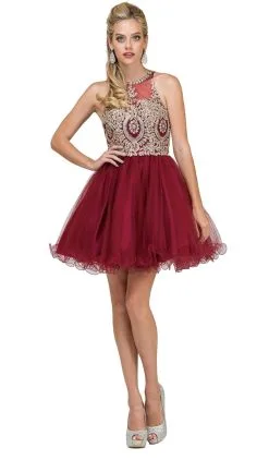 Dancing Queen - 2156 Halter Floral Appliques Tulle Cocktail Dress 17 Dancing Queen - 2156 Halter Floral Appliques Tulle Cocktail Dress -Hot Sale WEDDING Store dancing queen 2156 halter floral appliques tulle cocktail dress special occasion dress 5682377162809