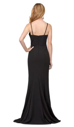 Dancing Queen - 2264 Sleeveless Sleek V-neck Sheath Prom Dress -Hot Sale WEDDING Store dancing queen 2264 sleeveless sleek v neck sheath prom dress special occasion dress 29061997264979