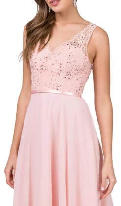 Dancing Queen - 2267 Sleeveless Scalloped Lace Illusion Prom Gown -Hot Sale WEDDING Store dancing queen 2267 sleeveless scalloped lace illusion prom gown prom dresses 5682286166073