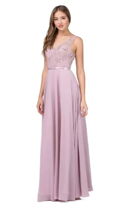 Dancing Queen - 2267 Sleeveless Scalloped Lace Illusion Prom Gown -Hot Sale WEDDING Store dancing queen 2267 sleeveless scalloped lace illusion prom gown prom dresses 5682286297145