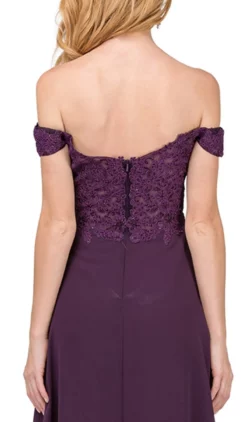 Dancing Queen - 2273 Embroidered Off Shoulder Prom Dress -Hot Sale WEDDING Store dancing queen 2273 embroidered off shoulder prom dress special occasion dress 5682153095225