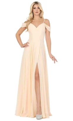 Dancing Queen - 2961 Lace Back Cold Shoulder A-Line Prom Dress 9 Dancing Queen - 2961 Lace Back Cold Shoulder A-Line Prom Dress -Hot Sale WEDDING Store dancing queen 2961 lace back cold shoulder a line prom dress prom dresses xs champagne 28670005313619