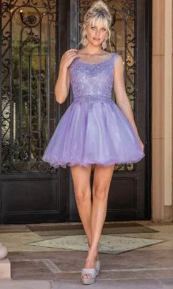 Dancing Queen 3304 - Embroidered Scoop A-Line Cocktail Dress -Hot Sale WEDDING Store dancing queen 3304 embroidered scoop a line cocktail dress special occasion dress 30577250238547