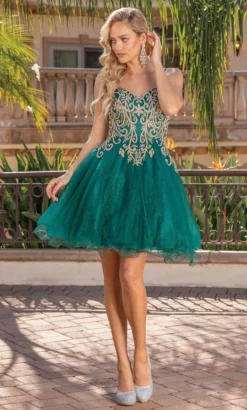 Dancing Queen 3330 - Embroidered Bodice Cocktail Dress 8 Dancing Queen 3330 - Embroidered Bodice Cocktail Dress -Hot Sale WEDDING Store dancing queen 3330 embroidered bodice cocktail dress cocktail dresses xs hunter green 32208136798291