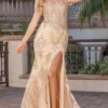 Dancing Queen 4332 - Off Shoulder Trumpet Evening Gown