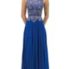 Dancing Queen - 9150 Intricately Bejeweled Illusion Two Piece- Prom Dress