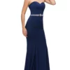 Dancing Queen - 9720 Strapless Sweetheart Beaded Jersey Prom Dress