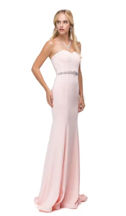 Dancing Queen - 9720 Strapless Sweetheart Beaded Jersey Prom Dress -Hot Sale WEDDING Store dancing queen 9720 strapless sweetheart beaded jersey prom dress prom dresses xs blush 5682453446713