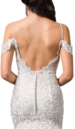 Dancing Queen Bridal - 100 Lace Embroidered Trumpet Wedding Dress 7 Dancing Queen Bridal - 100 Lace Embroidered Trumpet Wedding Dress -Hot Sale WEDDING Store dancing queen bridal 100 lace embroidered trumpet wedding dress wedding dresses 11008855179347