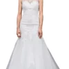 Dancing Queen Bridal - 58 Lace Applique Bateau Trumpet Gown