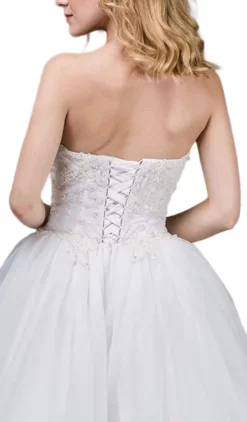 Dancing Queen Bridal - 65 Embellished Strapless Sweetheart Ballgown -Hot Sale WEDDING Store dancing queen bridal 65 embellished strapless sweetheart ballgown wedding dresses 11045052612691