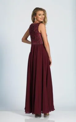 Dave & Johnny - 1417W Stone Embellished Bateau A-line Dress -Hot Sale WEDDING Store dave johnny 1417w stone embellished bateau a line dress special occasion dress 5502613192761