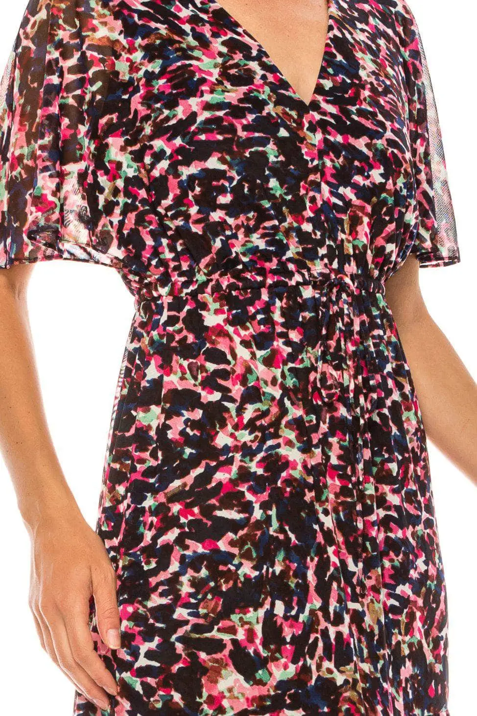 New Yorker's Apparel D7673M - Short Sleeves Maxi Dress 4 New Yorker's Apparel D7673M - Short Sleeves Maxi Dress - Image 4