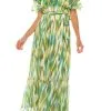 New Yorker's Apparel D7688M - Ruffle Off-Shoulder Long Dress