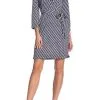 Donna Morgan - D9124M XD Multi Print V-neck Sheath Dress