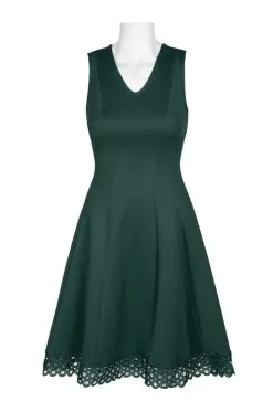 Donna Ricco - DR50487 V Neck Sleeveless Cocktail Dress With Lace Hem 6 Donna Ricco - DR50487 V Neck Sleeveless Cocktail Dress With Lace Hem -Hot Sale WEDDING Store donna ricco dr50487 v neck sleeveless cocktail dress with lace hem special occasion dress 0 hunter 7739156922451