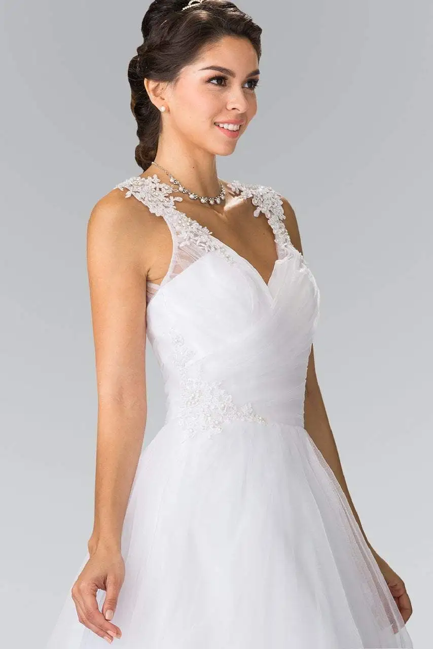 Elizabeth K Bridal - GL2202 Embroidered Ruched Bridal Dress 6 Elizabeth K Bridal - GL2202 Embroidered Ruched Bridal Dress - Image 6