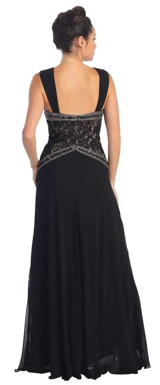 Elizabeth K - GL1005 Intricate Beaded Sweetheart A-Line Gown 4 Elizabeth K - GL1005 Intricate Beaded Sweetheart A-Line Gown - Image 4
