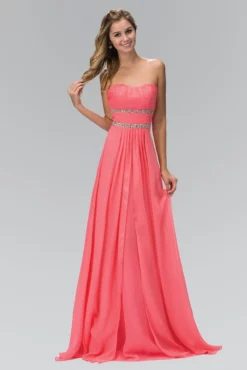 Elizabeth K - GL1017 Sweetheart Sequined Empire Waist Dress -Hot Sale WEDDING Store elizabeth k gl1017 sweetheart sequined empire waist dress bridesmaid dresses xs coral 5412099751993