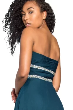 Elizabeth K - GL1017 Sweetheart Sequined Empire Waist Dress -Hot Sale WEDDING Store elizabeth k gl1017 sweetheart sequined empire waist dress special occasion dress 7668326006867