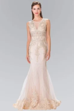 Elizabeth K - GL1462 Ornate Lace Illusion Trumpet Gown 13 Elizabeth K - GL1462 Ornate Lace Illusion Trumpet Gown -Hot Sale WEDDING Store elizabeth k gl1462 ornate lace illusion trumpet gown evening dresses xs champagne gold 5412282728505