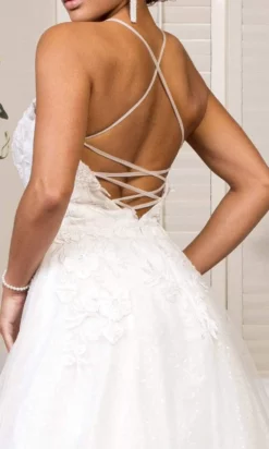 Elizabeth K Bridal Elizabeth K - GL1916 Embroidered Lace Up Bridal Gown 7 Elizabeth K Bridal Elizabeth K - GL1916 Embroidered Lace Up Bridal Gown -Hot Sale WEDDING Store elizabeth k gl1916 embroidered lace up bridal gown wedding dresses 28773485281363