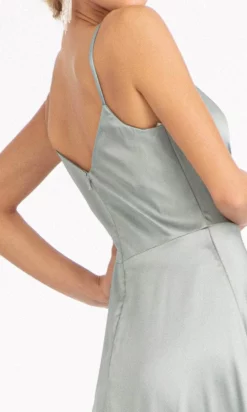 Elizabeth K GL1993 - Spaghetti Strap V-Neck Prom Dress With Slit -Hot Sale WEDDING Store elizabeth k gl1993 spaghetti strap v neck prom dress with slit special occasion dress 30081950056531