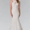 Elizabeth K Bridal Elizabeth K - GL2262 Embroider Two Piece Halter Mermaid Gown