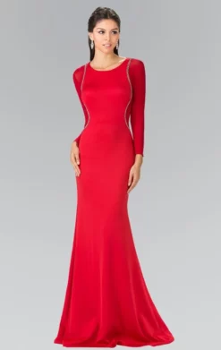 Elizabeth K - GL2284 Beaded Scoop Neck Rome Jersey Sheath Dress -Hot Sale WEDDING Store elizabeth k gl2284 beaded scoop neck rome jersey sheath dress special occasion dress xs red 5412452171833
