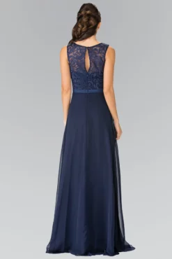 Elizabeth K - GL2364 Embroidered Illusion Top Chiffon A Line Dress 25 Elizabeth K - GL2364 Embroidered Illusion Top Chiffon A Line Dress -Hot Sale WEDDING Store elizabeth k gl2364 embroidered illusion top chiffon a line dress bridesmaid dresses 5412121051193