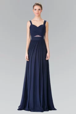 Elizabeth K - GL2366 Ruched Sweetheart Bodice Long Chiffon Gown -Hot Sale WEDDING Store elizabeth k gl2366 ruched sweetheart bodice long chiffon gown bridesmaid dresses xs navy 5412151885881