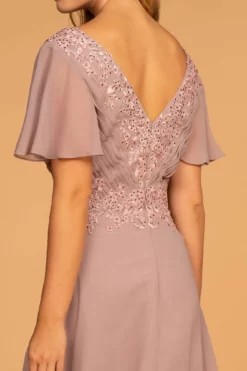 Elizabeth K - GL2520 Embroidered V-Neck A-Line Evening Gown 11 Elizabeth K - GL2520 Embroidered V-Neck A-Line Evening Gown -Hot Sale WEDDING Store elizabeth k gl2520 embroidered v neck a line evening gown special occasion dress 6259207209017