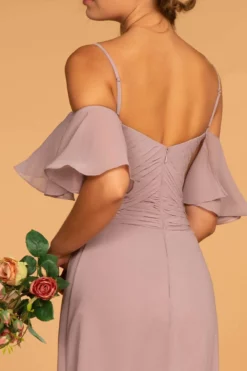 Elizabeth K - GL2615 Pleated Straight Across Neck Chiffon Dress 20 Elizabeth K - GL2615 Pleated Straight Across Neck Chiffon Dress -Hot Sale WEDDING Store elizabeth k gl2615 pleated straight across neck chiffon dress bridesmaid dresses 6259120242745